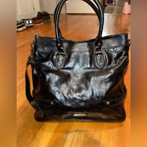 Black Cole Haan designer purse
